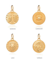 Load image into Gallery viewer, Zodiac Art Coin Necklace, Goldplate