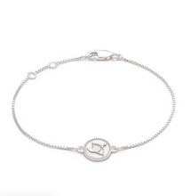 Load image into Gallery viewer, Zodiac Mini Art Coin Bracelet, Sterling Silver