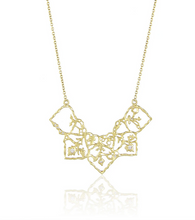 Load image into Gallery viewer, Half Flower Necklace, 18ct Yellow Gold