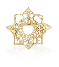 Load image into Gallery viewer, Full Bloom Ring, 9ct Yellow Gold