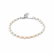 Load image into Gallery viewer, Beachcomber Bracelet with Pearls, Sterling Silver &amp; Welsh Gold
