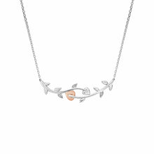 Load image into Gallery viewer, Tree of Life® Vine Necklace with Topaz, Sterling Silver &amp; Welsh Gold
