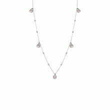 Load image into Gallery viewer, Tree of Life® Insignia Drop Necklace, Sterling Silver &amp; Welsh Gold
