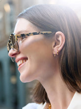 Load image into Gallery viewer, Mini Arrow Spike Hoop Earrings, Gold
