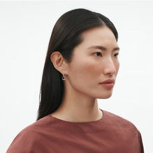Load image into Gallery viewer, Mercy Earhoop Small, Sterling Silver
