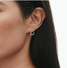Load image into Gallery viewer, Offspring Studs, Diamond Pavé &amp; Sterling Silver
