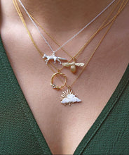 Load image into Gallery viewer, Baby Bee Necklace, Goldplate
