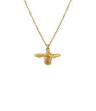 Load image into Gallery viewer, Teeny Tiny Bumblebee Necklace, 18ct Yellow Gold
