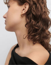 Load image into Gallery viewer, Mini Magma Hoops, Goldplate
