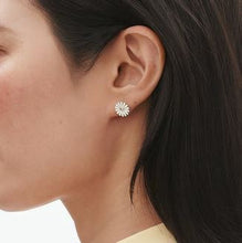 Load image into Gallery viewer, Daisy Earstuds, Sterling Silver &amp; Enamel
