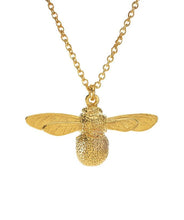 Load image into Gallery viewer, Baby Bee Necklace, Goldplate
