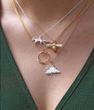 Load image into Gallery viewer, Baby Bee Necklace, Goldplate
