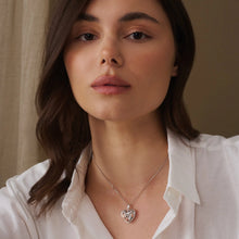 Load image into Gallery viewer, Royal Clogau® Oak Leaf Locket, Sterling Silver &amp; Welsh Gold
