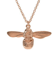 Load image into Gallery viewer, Baby Bee Necklace, Goldplate
