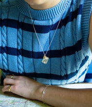 Load image into Gallery viewer, Map and Compass Necklace, Silver &amp; Goldplate

