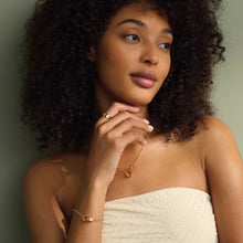 Load image into Gallery viewer, Tree of Life® Insignia Linked Ring Necklace, 9ct Yelow Gold &amp; Welsh Gold
