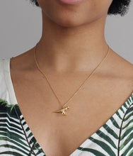 Load image into Gallery viewer, Tyrannosaurus Rex Necklace, Goldplate
