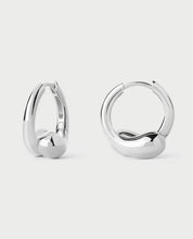 Load image into Gallery viewer, Loop Hoops, Silver
