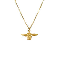 Load image into Gallery viewer, Teeny Tiny Bumblebee Necklace, 18ct Yellow Gold
