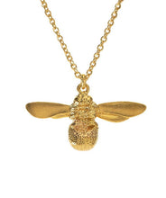 Load image into Gallery viewer, Baby Bee Necklace, Goldplate
