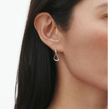 Load image into Gallery viewer, Mercy Earhoop Small, Sterling Silver
