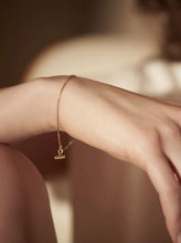 Load image into Gallery viewer, Mini T-Bar Bracelet,  Goldplate
