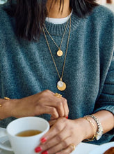 Load image into Gallery viewer, Zodiac Art Coin Necklace, Goldplate
