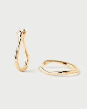 Load image into Gallery viewer, Mini Air Hoops, Goldplate
