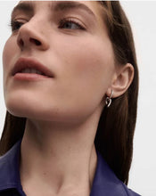 Load image into Gallery viewer, Mini Twist Hoops, Silver
