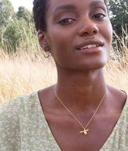 Load image into Gallery viewer, Baby Bee Necklace, Goldplate
