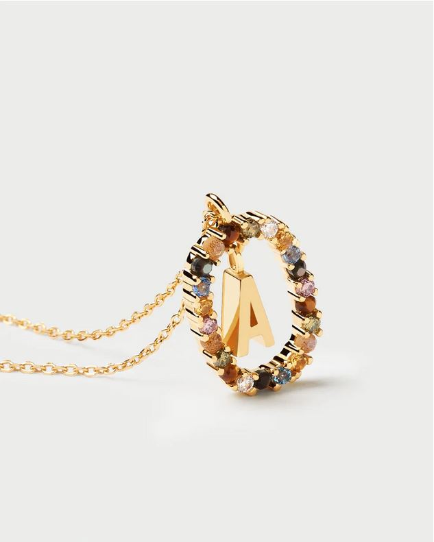Letter Necklaces, Goldplate