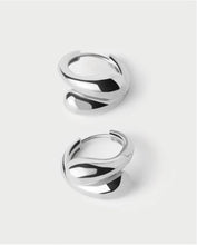 Load image into Gallery viewer, Loop Hoops, Silver
