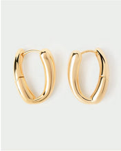 Load image into Gallery viewer, Helix Hoops, Goldplate

