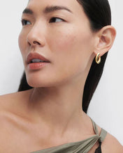 Load image into Gallery viewer, Helix Hoops, Goldplate

