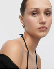 Load image into Gallery viewer, Volcano Hoops, Goldplate
