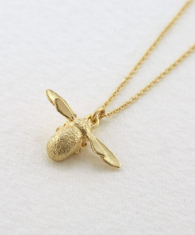 Inbetweeny Bee Necklace, 18ct Yellow Gold