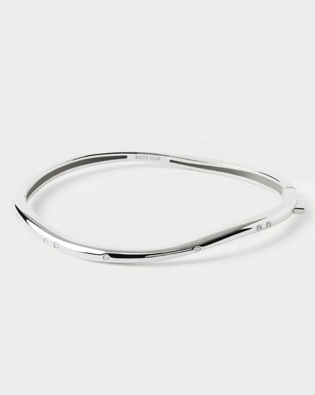 Air Bangle Small, Silver