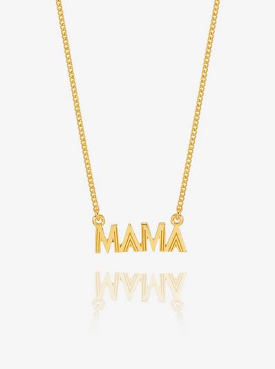 Mama Necklace, Goldplate
