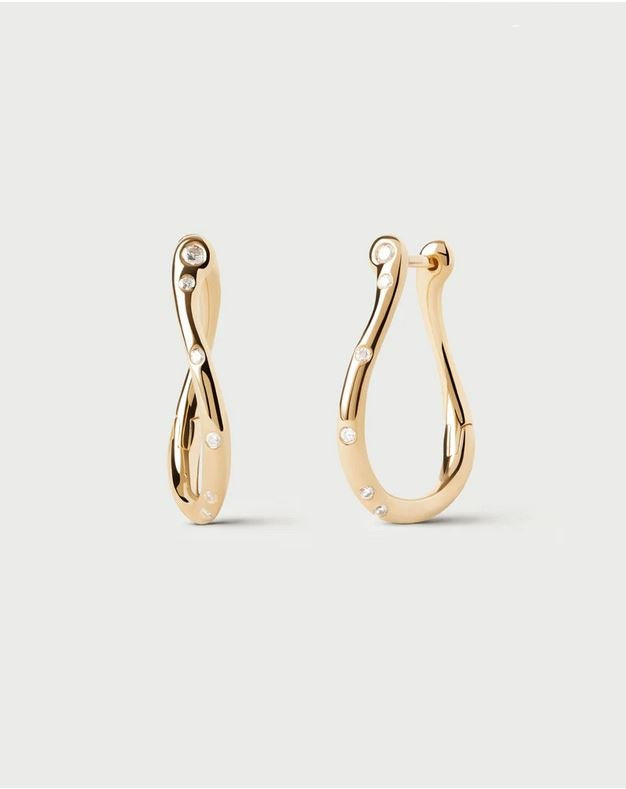 Mini Air Hoops, Goldplate