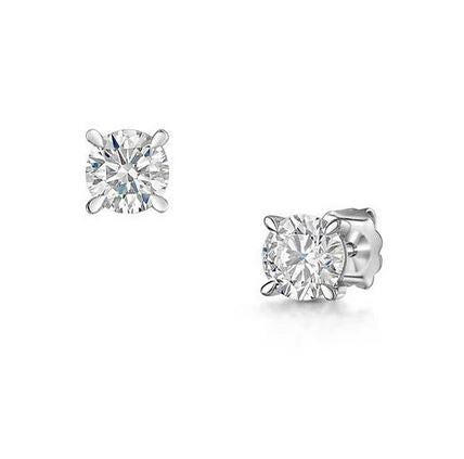 18ct White Gold, 3.00tcw Laboratory Grown Diamond Earrings