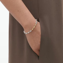 Load image into Gallery viewer, Reflect Bracelet Silver &amp; 18ct Yellow Gold, Medium
