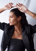 Load image into Gallery viewer, Chunky T-Bar Necklace, Goldplate
