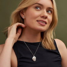 Load image into Gallery viewer, Tree of Life® Stud Earrings, Sterling Silver &amp; Welsh Gold
