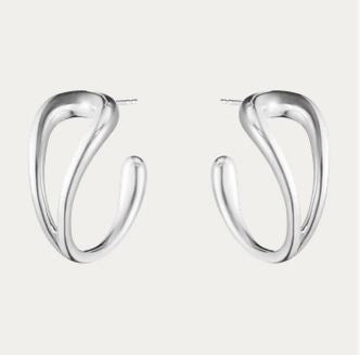 Mercy Earhoop, Sterling Silver