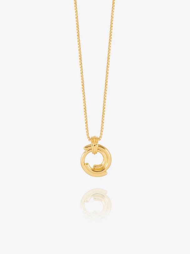 Mini Evolve Necklace, Goldplate