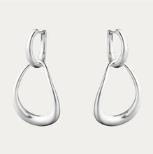Load image into Gallery viewer, Offspring Interlocked Earrings, Sterling Silver
