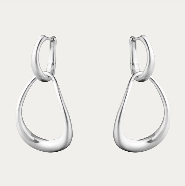 Offspring Interlocked Earrings, Sterling Silver