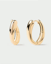 Load image into Gallery viewer, Helix Hoops, Goldplate
