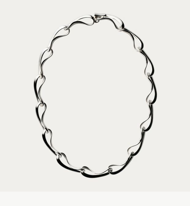 Infinity Necklace, Sterling Silver