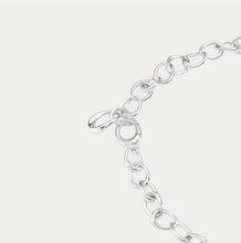 Load image into Gallery viewer, Offspring Thin Graduated Link Necklace, Sterling Silver
